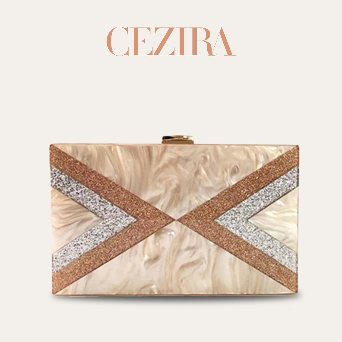 Ethnic Fashion Designer - Borsa Clutch da Sera CR in