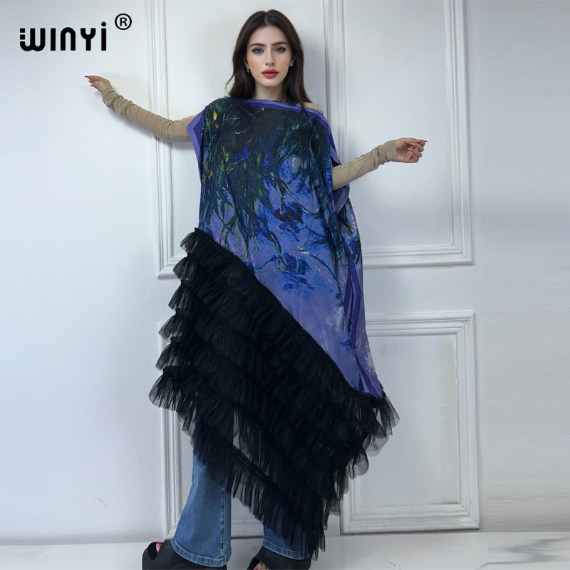 Kaftan Women Boho - WINYI Africa Clothing Abito Maxi Kaftan