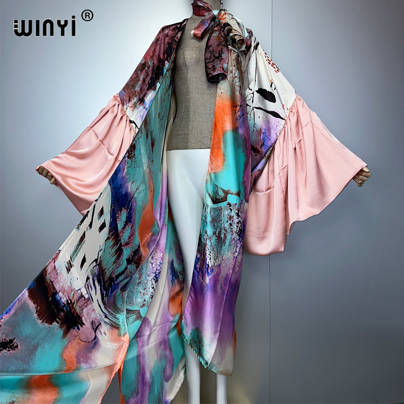 WINYI Abito Kimono Estivo da F - Kaftan Women Boho recensione e prezzo