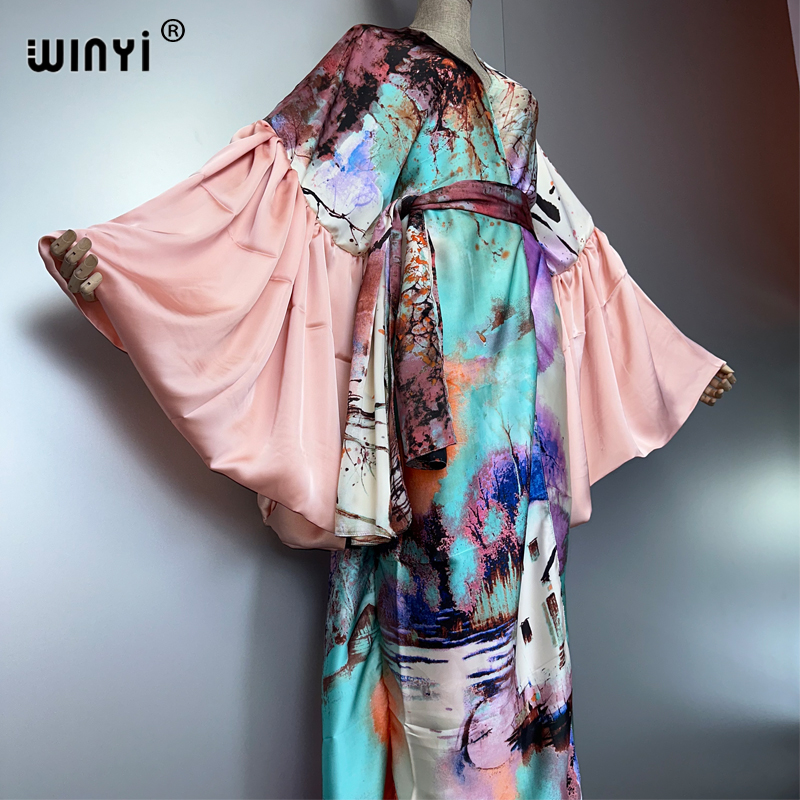 WINYI Abito Kimono Estivo da F - Kaftan Women Boho recensione e prezzo