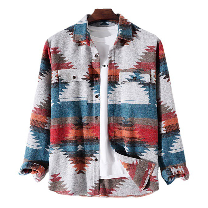 Camicia da Uomo a Maniche Lung - Ethnic Fashion Logo recensione e prezzo