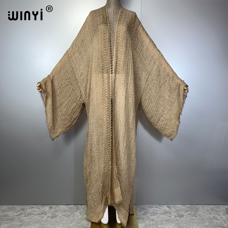 WINYI Kimono con Stampa Geomet - Kaftan Women Boho recensione e prezzo