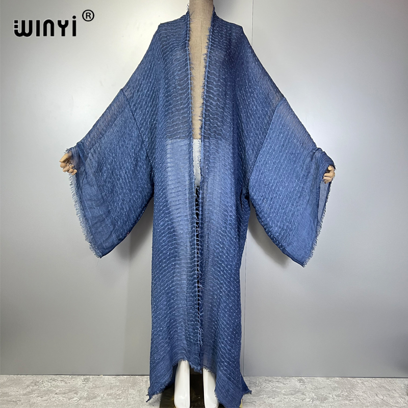 WINYI Kimono con Stampa Geomet - Kaftan Women Boho recensione e prezzo