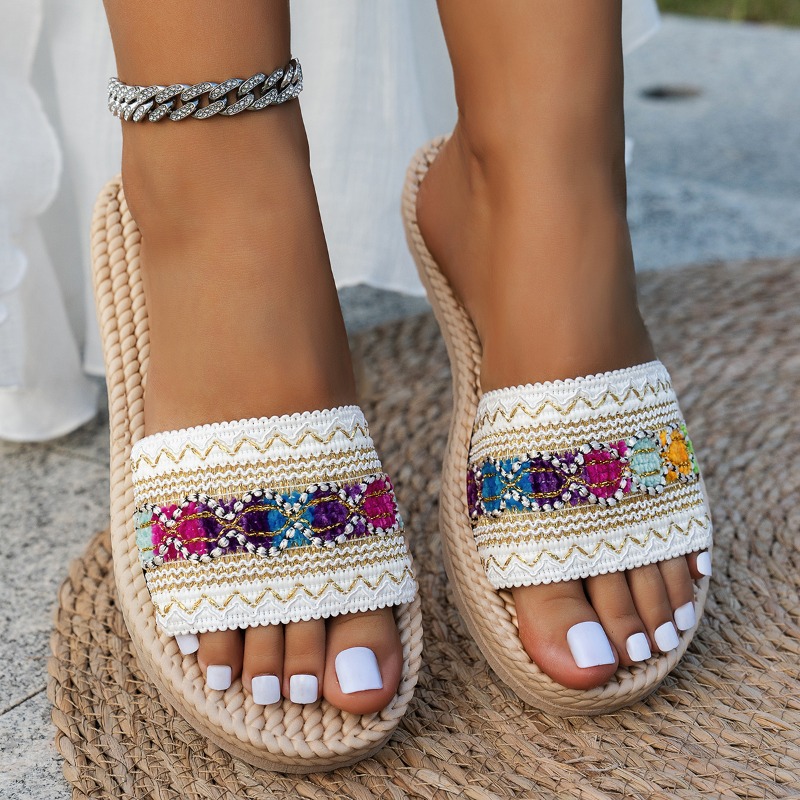Ciabatte da donna per esterni, - Ethnic Fashion Designer recensione e prezzo