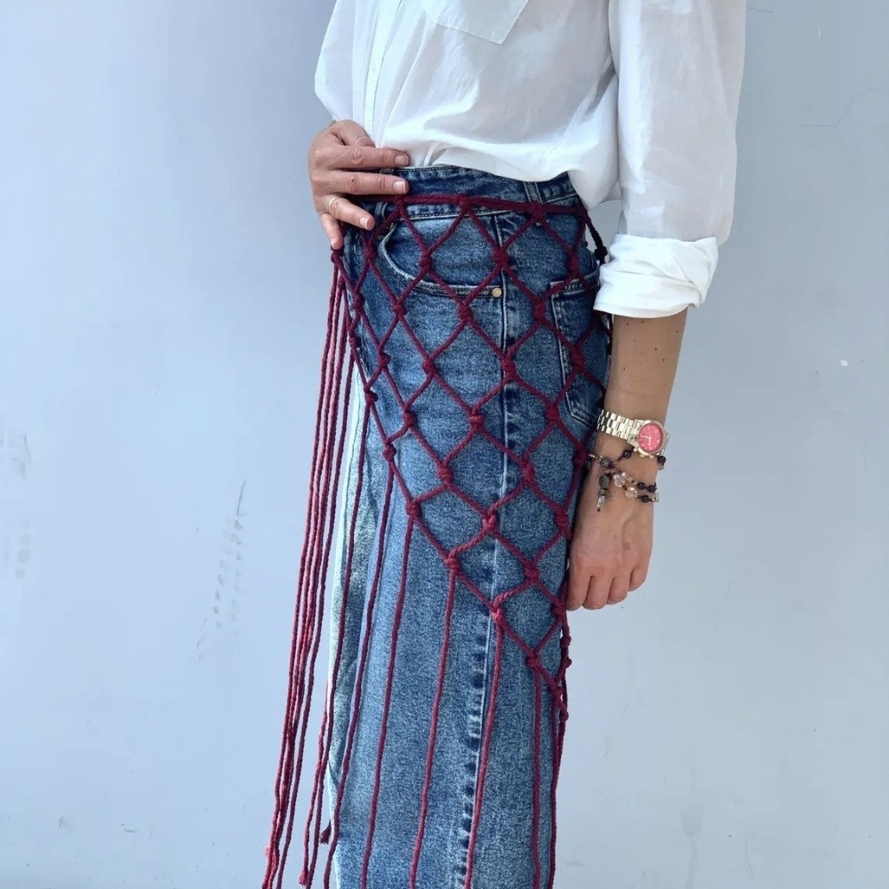 Sciarpa Bohemien con Frange a  - Ethnic Fashion Designer recensione e prezzo